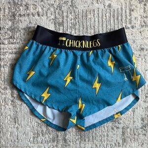 ChicknLegs Blue Lightning Bolt Shorts
